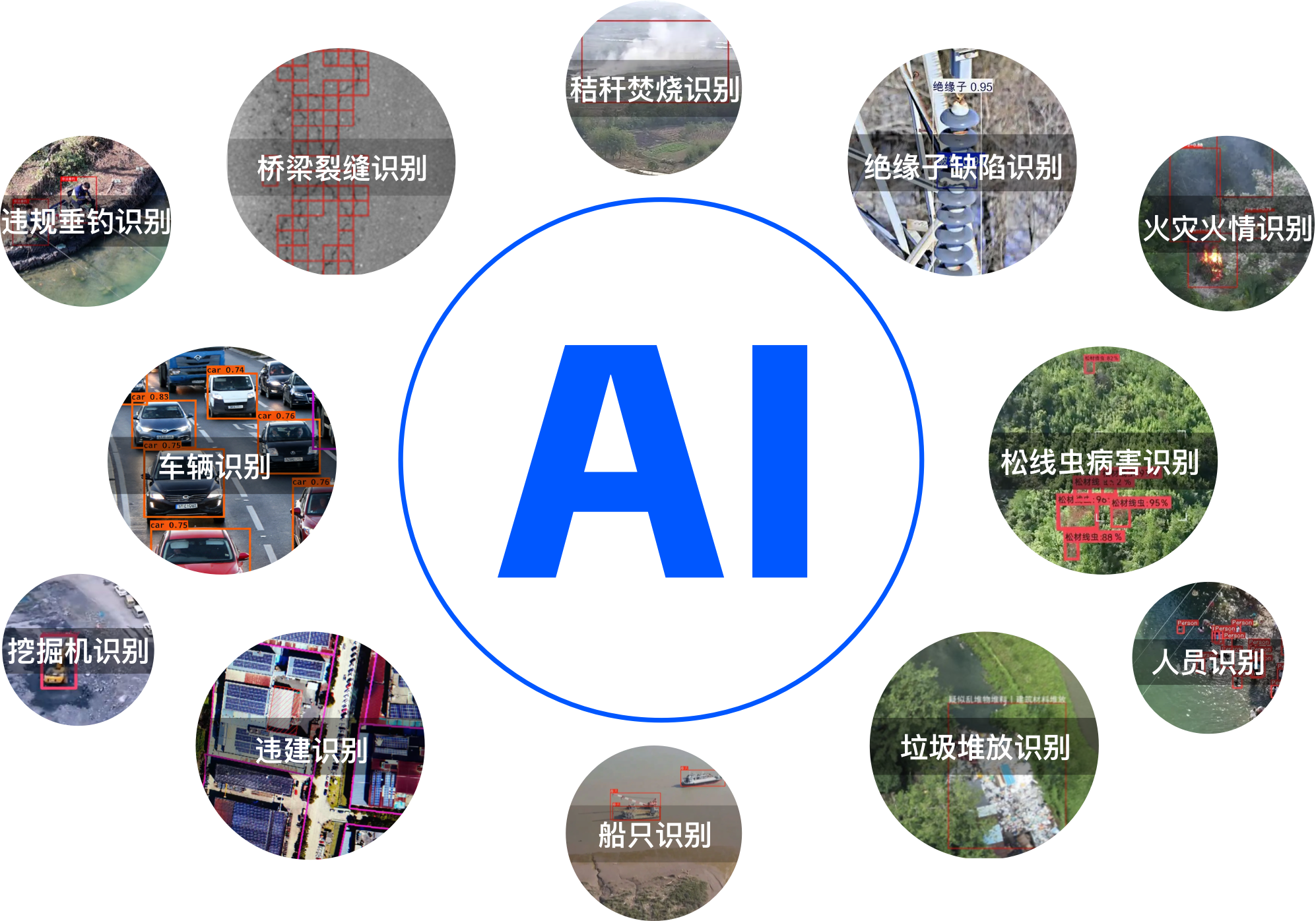 AI识别算法展示图